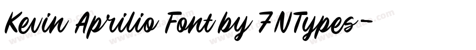 Kevin Aprilio Font by 7NTypes字体转换